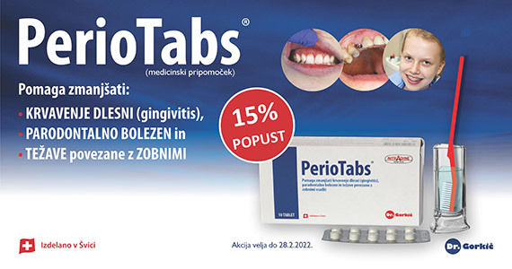 Periotabs tablete so vam na voljo 15% ugodneje.