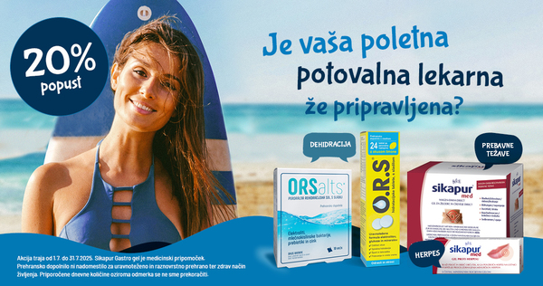 Je vaša poletna potovalna lekarna že pripravljena?