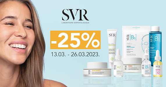 Vsi izdelki SVR so vam na voljo 25% ugodneje.
