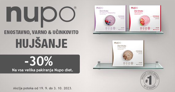 Velika pakiranja (Value pack) Nupo diet so vam na voljo 30% ugodneje.