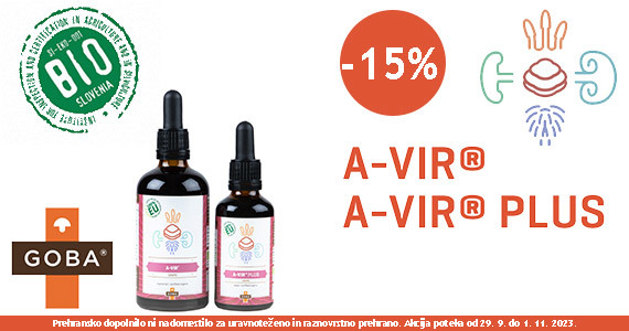 A-Vir Goba kapljice so vam na voljo 15% ugodneje.