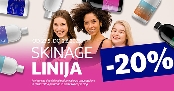 Yasenka Skinage izdelki so vam na voljo 20% ugodneje