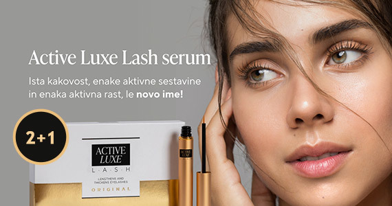 Active Luxe Lash serum za nego in rast trepalnic vam je na voljo v posebni paketni ponudbi (2+1)