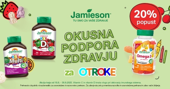 Izdelki Jamieson v zabavnih formatih so vam na voljo 20% ugodneje