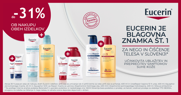 Eucerin rutine so vam na voljo ugodneje.