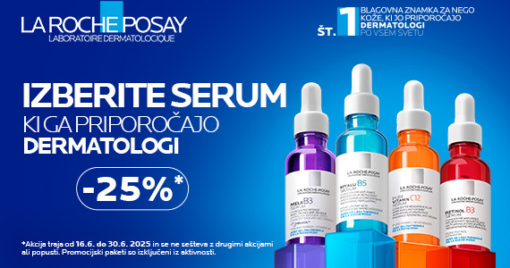 La Roche-Posay anti-age izdelki so vam na voljo 25% ugodneje