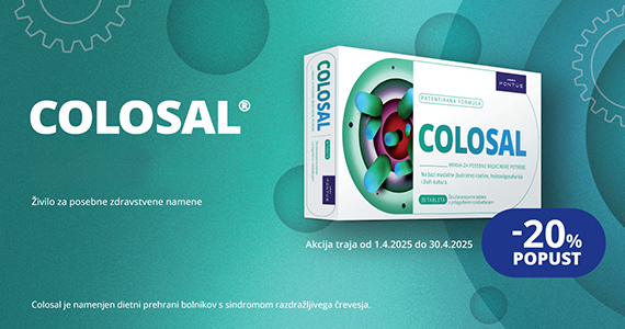 Colosal vam je na voljo 20% ugodneje.