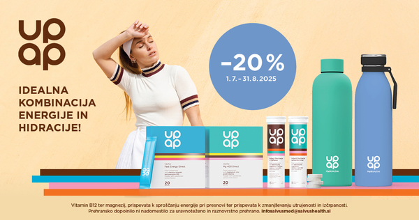 Vsi izdelki UpAp so vam na voljo 20% ugodneje