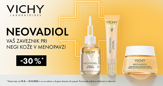 Vichy Neovadiol vam je na voljo 30% ugodneje