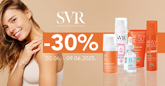 Vsi izdelki SVR so vam na voljo 30% ugodneje.