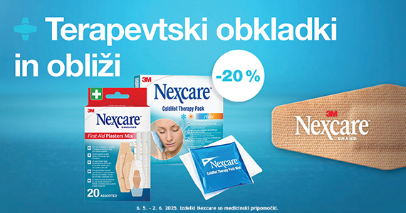 Izdelki Nexcare so vam na voljo 20% ugodneje. - Slika 1