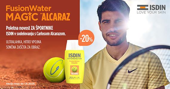 ISDIN Sun Fotoprotector Fusion Water Magic by Alcaraz fluid za zaščito obraza pred soncem - ZF50 vam je na voljo 20% ugodneje.