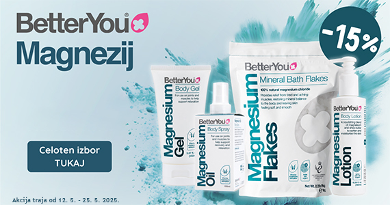 Betteryou Magneziji so vam na voljo 15% ugodneje.