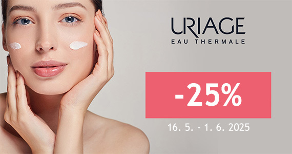 Vsi izdelki Uriage so vam na voljo 25% ugodneje.
