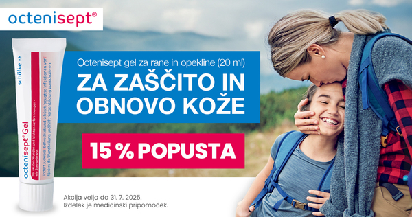 Octenisept gel za rane in opekline vam je na voljo 15 % ugodneje. - Slika 1
