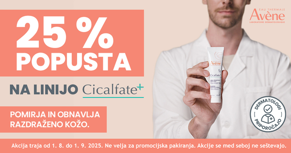 Avene Cicalfate vam je na voljo 25% ugodneje. - Slika 1
