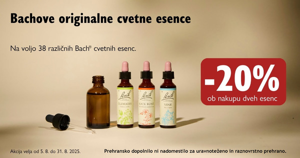 Ob nakupu 2 ali več esenc Bach prejmete 20% popust. - Slika 1