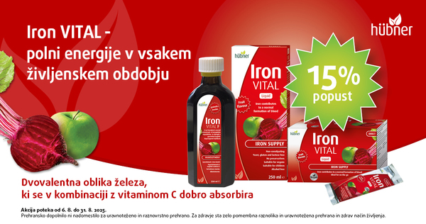 Iron Vital vam je na voljo 15% ugodneje. - Slika 1