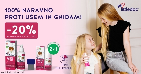 Izdelka mylittledoc sta vam na voljo 20% ugodneje.