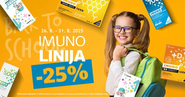 Back to School: Izbrani izdelki Yasenka so vam na voljo kar 25% ugodneje.