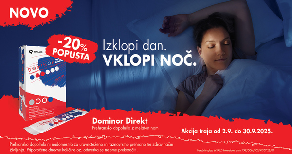 Dominor Direkt vam je na voljo 20% ugodneje.