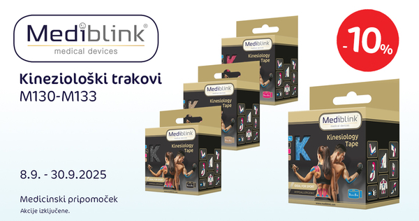 Kineziološki trakovi Mediblink so vam na voljo 10% ugodneje. - Slika 1