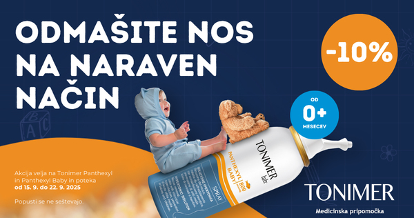 Izdelka Tonimer Lab Panthexyl sta vam na voljo 10% ugodneje.