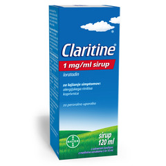 Claritine 5 mg/5 ml, sirup (120 ml)