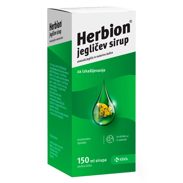 Herbion, jegličev sirup (150 ml)