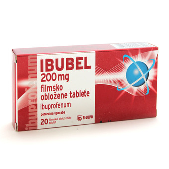 Ibubel 200 mg, 20 filmsko obloženih tablet