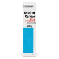 Calcium Calvive 500 mg, šumeče tablete (20 tablet)