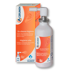 A-Cerumen, raztopina za higieno ušes v spreju (40 ml)