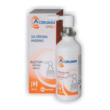 A-Cerumen, raztopina za higieno ušes v spreju (40 ml)
