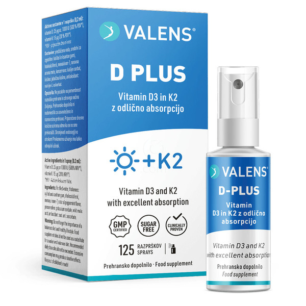 Valens Vitamin D+, pršilo (25 ml)