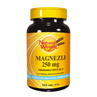 Magnesium 250 mg, tablete