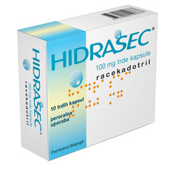 Hidrasec 100 mg, trde kapsule (10 kapsul)
