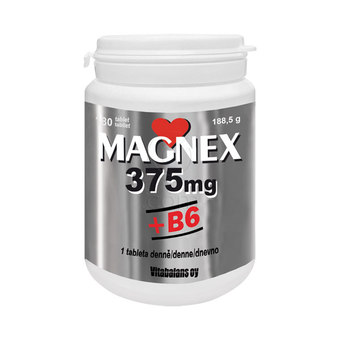 Magnex 375 mg + B6, 180 tablet