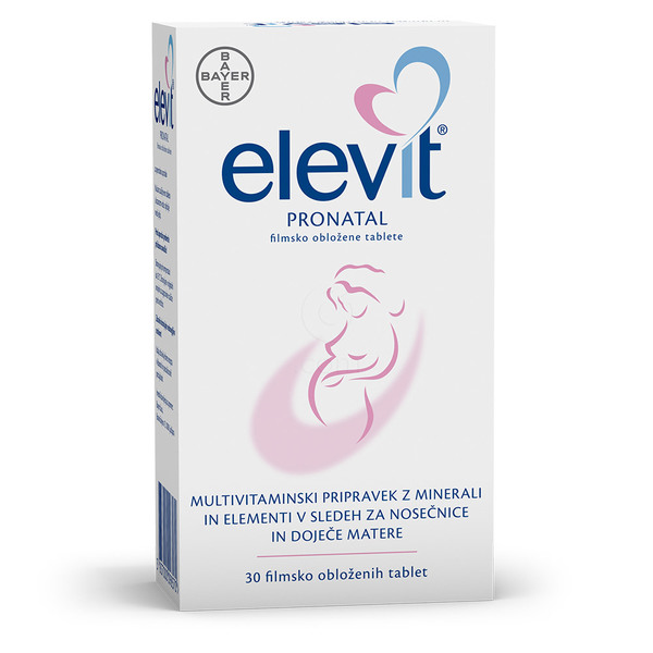Elevit Pronatal, filmsko obložene tablete (30 filmsko obloženih tablet)
