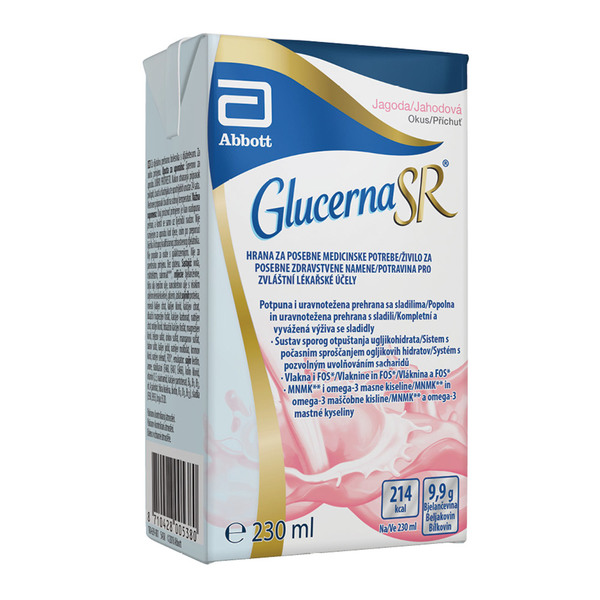 Glucerna SR, okus jagode (230 ml)