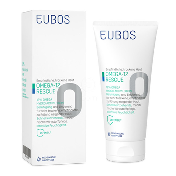 Eubos 12% Omega 3-6-9 Hydro Activ, pomirjujoč losjon za telo (200 ml)