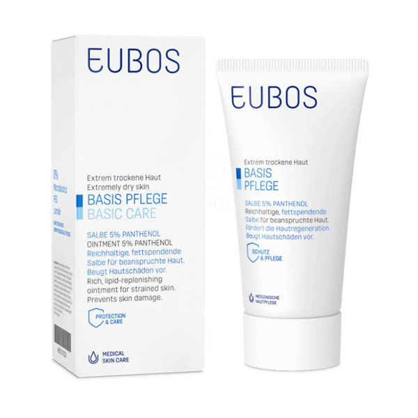 Eubos 5% pantenol, mazilo za zaščito suhe kože (75 ml)
