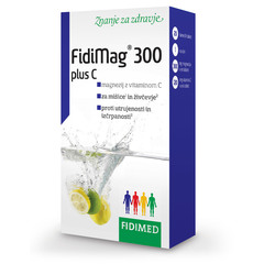 FidiMag 300 plus C, šumeče tablete (20 tablet)