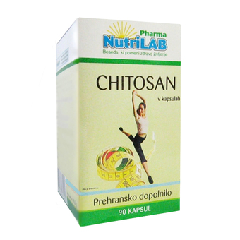 Nutrilab Chitosan, kapsule (90 kapsul)