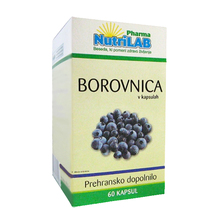 Nutrilab Borovnica, kapsule (60 kapsul)