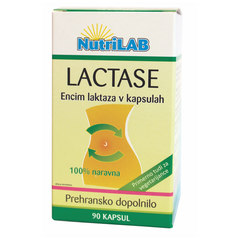 Nutrilab Lactase, encim laktaza v kapsulah