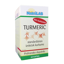 Nutrilab Turmeric, kapsule s kurkumo (60 kapsul)