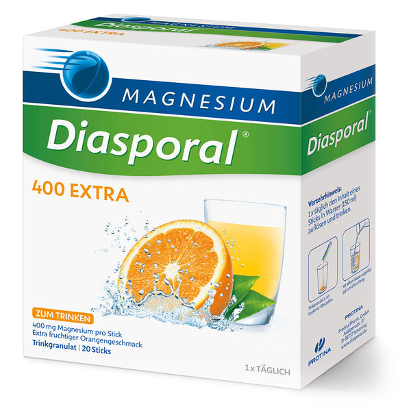 Magnesium-Diasporal 400 Extra, vrečke (20 vrečk)