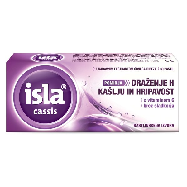 Isla cassis, 30 pastil