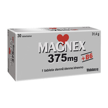 Magnex 375 mg + B6 Vitabalans, 30 tablet