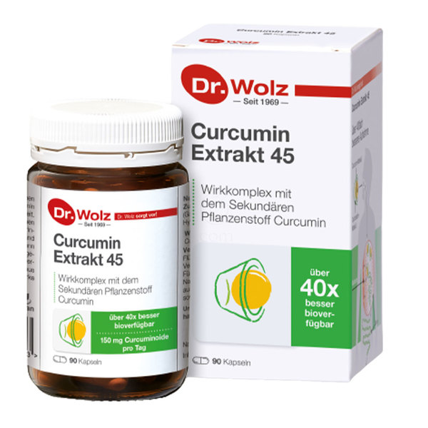 Curcumin Extrakt 45, kapsule